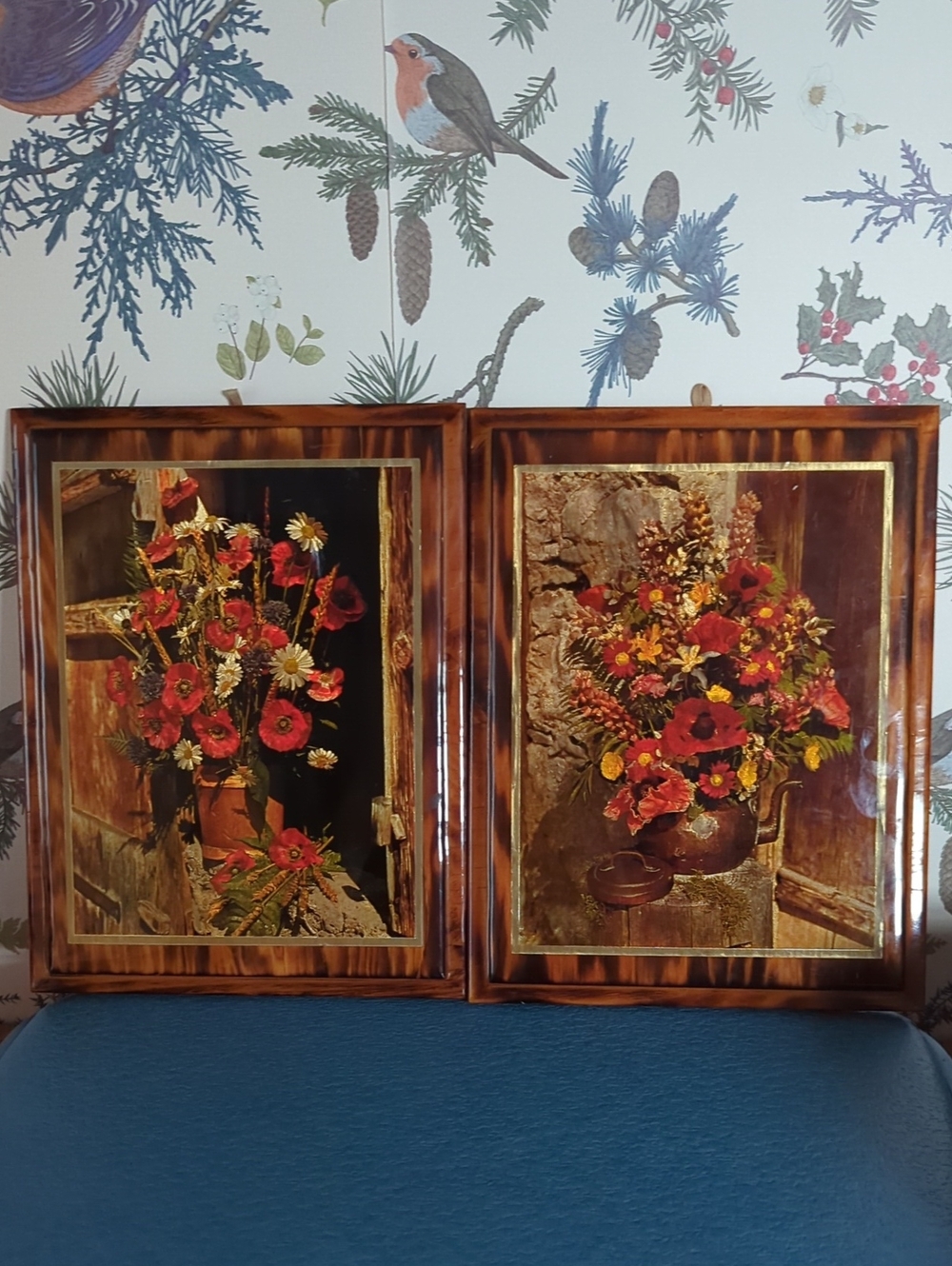 Vintage Floral Pictures - Poppies & Daisies Galore